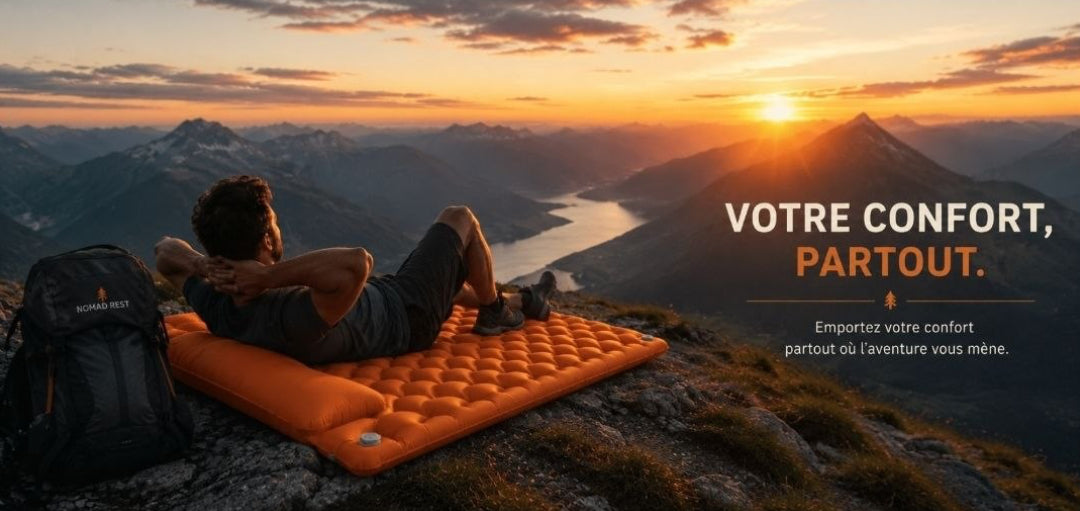 NOMAD REST - Matelas gonflable polyvalent