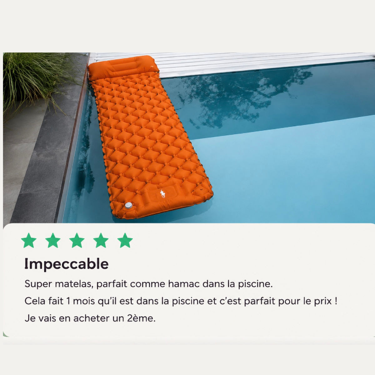 NOMAD REST - Matelas gonflable polyvalent