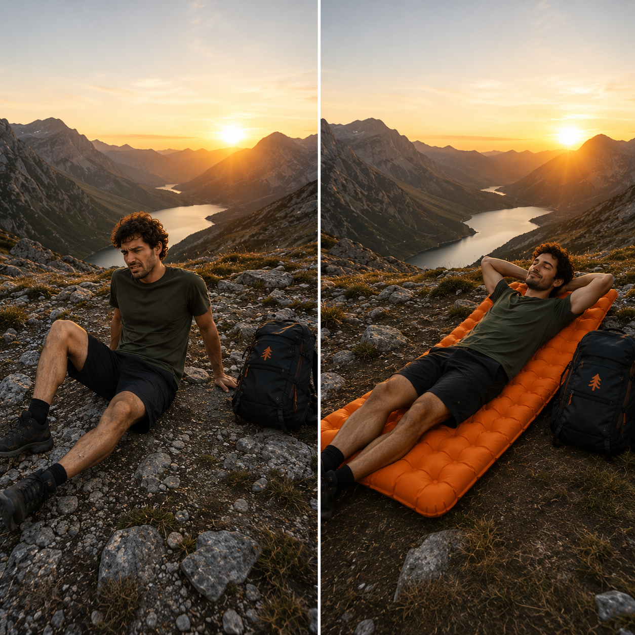 NOMAD REST - Matelas gonflable polyvalent