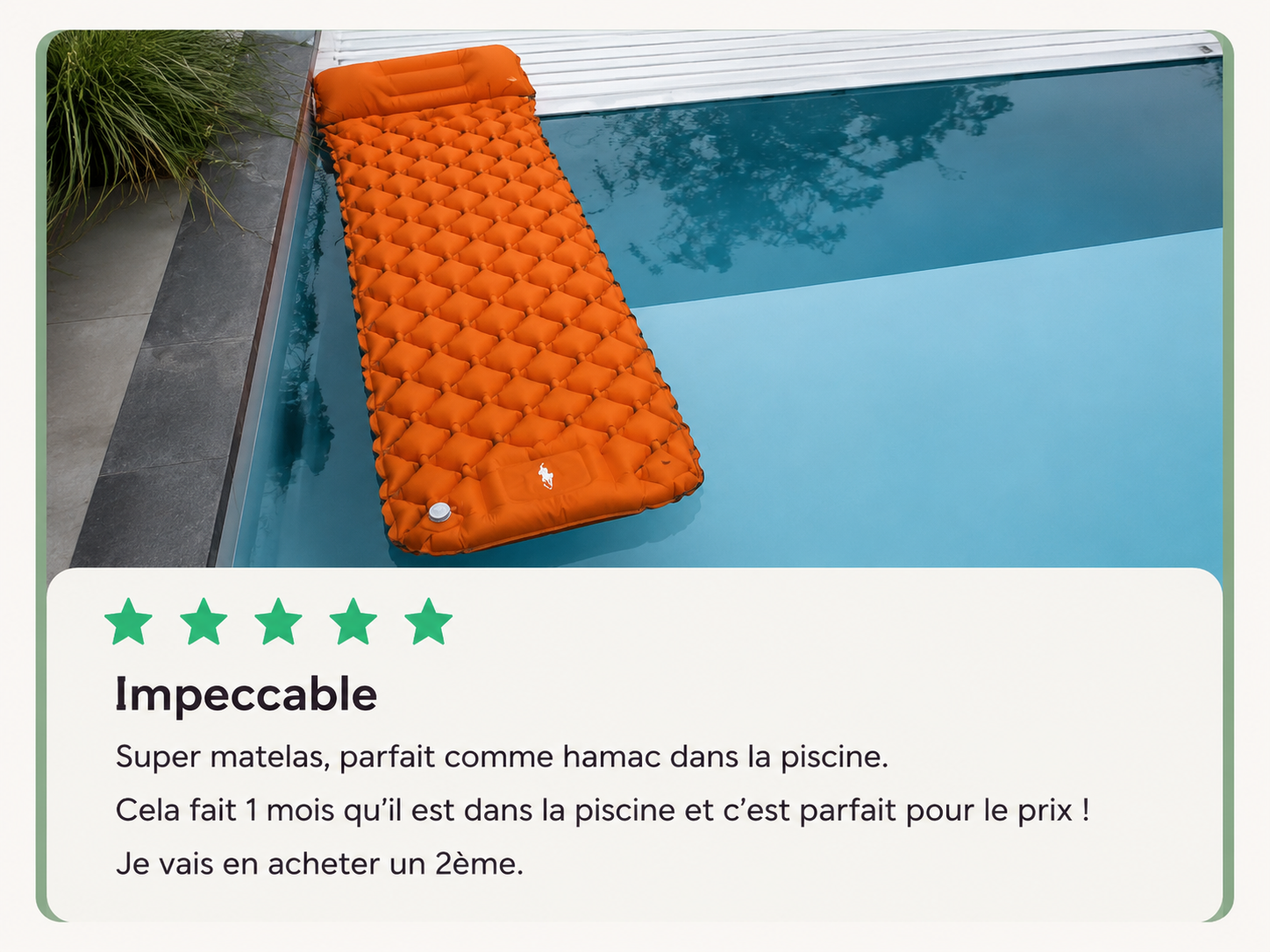 NOMAD REST - Matelas gonflable polyvalent
